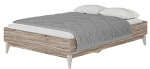 Кровать 1,4 м "Скандика" КР-14 (дуб смоки)