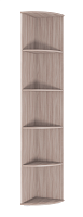 , ЛДСП Прихожая НИКА ВУ354 Вешалка-пенал угловая Ясень Шимо
