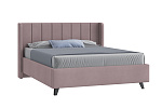 Кровать Виола 160х200(ф-ра мс) (Классик/Профи,Универс,ППМ, 1000H, Микровелюр розовый)