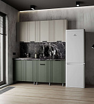 Кухня Монти Готовое решение 1,8 м (Лофт мята/Лофт капучино)