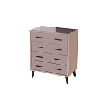 Комод интерьерный Ланс (пыльная роза/мдф пудра)