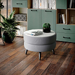 Стол журнальный Рамус (светло-серый/мдф холст белый)