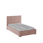 Корпус Рио интерьерной кровати (1,2м) (пыльная роза квадрат)