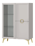 Шкаф-витрина "Эстетика" ШК-23 (Кашемир)