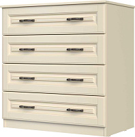 , КАНТРИ  (ЛАК-СЛОНОВАЯ КОСТЬ) комод 4 ящ.