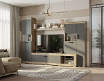Гостиная "Тесла" ГС-01 (дуб каньон/графит)