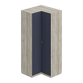 модульная спальня, Лежер ШК-3127 Дуб серый-Холст сапфировый