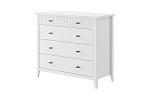 НИКЕА (ЛАК-БЕЛЫЙ) Комод 5 ящиков (5 ЯЩИКОВ, ЛДСП Белый снег/Лак Белый)