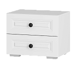Тумба прикроватная "Софт" ТБ-12 (Белый/Эмаль белая (F26))
