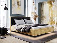 , Спальня ЛИБЕРТИ парящая кровать 1600 с плитой 22 мм