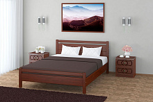 кровать без подъемного механизма, Кровать из массива Вероника-1 1600*2000