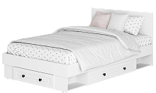 кровать без подъемного механизма, Кровать 1,2 м  Софт  КР-06 (без настила)