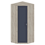 Лежер ШК-3121 Дуб серый-Холст сапфировый (Дуб серый)