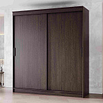 Шкаф-купе 2,0 м "ГРАНД 1" ЛДСП/ЛДСП (К) (Венге/ЛДСП)