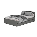Кровать 1,2 м "Симпл" КР-07 (графит)