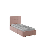 Корпус Рио интерьерной кровати (0,9м) (пыльная роза квадрат)