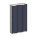 Лежер ШК-3101 Дуб серый-Холст сапфировый (Дуб серый)