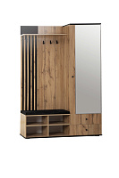 , Шкаф для прихожей 51.22  Либерти  (h=20) (с зеркалом)