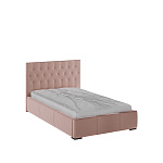Корпус Октавия интерьерной кровати (1,2м) (пыльная роза ромб)