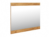 , Панель с зеркалом Бунратти/Белая шагрень рисунок Зонтики Белый/Белый с рисунком London