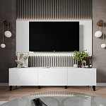 Тумба ТВМ 10+опоры (К) (белый/белый снег)