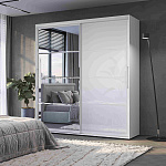 Шкаф-купе "Крафт-6" (Белый)