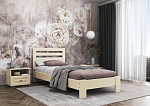 Кровать из массива Вероника 900*2000 (слоновая кость)