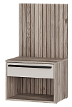 Тумба прикроватная "Урбан" ТБ-11 (Дуб смоки/Кашемир)