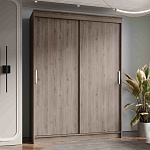 Шкаф-купе 1,6 м "ГРАНД 1" ЛДСП/ЛДСП (К) (Дуб Горный/ЛДСП)