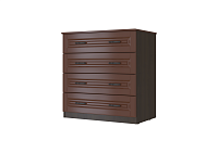 , КАНТРИ (ЛАК-ОРЕХ) комод 4ящ.