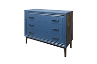 , ГОРИЦИЯ (ЛАК-САПФИРОВЫЙ) комод 3 ящика