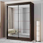 Шкаф-купе 1,6 м "ГРАНД 1" Зеркало/Зеркало (К) (Венге/Зеркало/Зеркало)