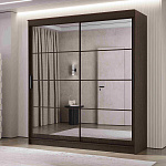 Шкаф-купе 2,0 м "ГРАНД 1" Зеркало/Зеркало (К) (Венге/Зеркало/Зеркало)