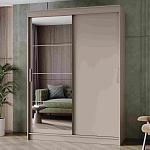 Шкаф-купе 1,6 м "ГРАНД 1" Зеркало/ЛДСП (К) (Сатин/Зеркало/ЛДСП)