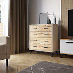Комод интерьерный Ланс (бежевый/мдф дуб канадский)