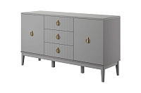 , ФАРГО Комод 2дв.-3ящ.(Антрацит)