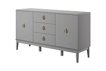 комод в спальню, ФАРГО Комод 2дв.-3ящ.(Антрацит)