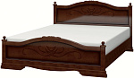 Кровать из массива Карина-1 1400*2000 (орех)