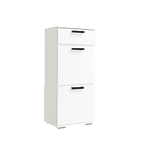 , ЛДСП Прихожая НИКА ТВ500 Тумба высокая Белый гладкий