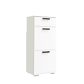 кровать без подъемного механизма, ЛДСП Прихожая НИКА ТВ500 Тумба высокая Белый гладкий