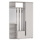 готовая прихожая, Шкаф комбинированный  Кармен-7  New (с зеркалом)