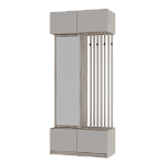 Прихожая "Багира" ПР-03 (Дуб смоки/Кашемир)