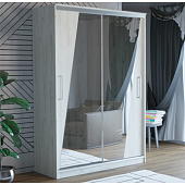 кровать без подъемного механизма, Шкаф-купе ПШ-2.9 1500 Норд