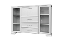 , ГРАЦИЯ комод (бар)  (ГОСТИНАЯ) цвет БЕЛЫЙ