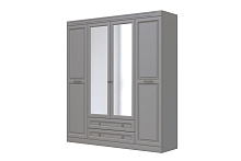 , ОЛИМП (ЛАК-АНТРАЦИТ) шкаф для одежды ШР-4