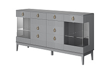 тумба для детской комнаты, ФАРГО Тумба-бар 4дв.-2ящ.(Антрацит)