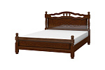КАРИНА-15 кровать 1600х2000 (1600х2000, цвет Орех, кровать двойная)