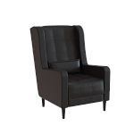 Кресло Корк (экокожа черный)