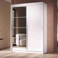 , Шкаф-купе 1,6 м  ГРАНД 1  Зеркало/ЛДСП (К)
