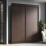 Шкаф-купе 1,6 м "ГРАНД 1" ЛДСП/ЛДСП (К) (Венге/ЛДСП)